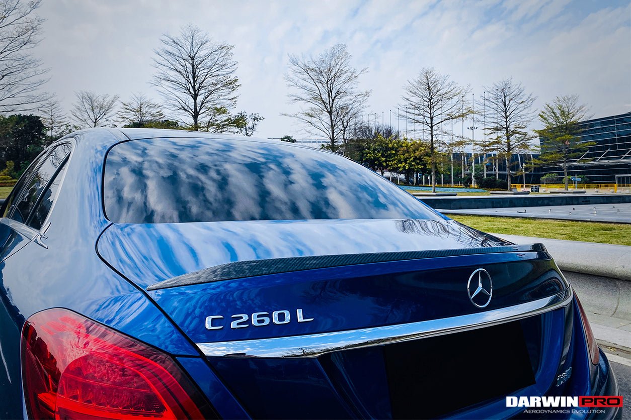 2015 - 2021 Mercedes Benz C-Class W205 Sedan Trunk Spoiler